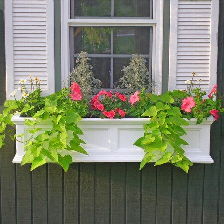 Lawnitator 5823W Fairfield 4ft Window Box- White LA2621758